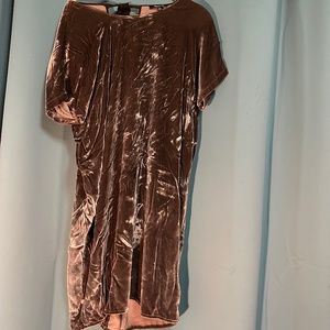 Madewell crushed velvet dress